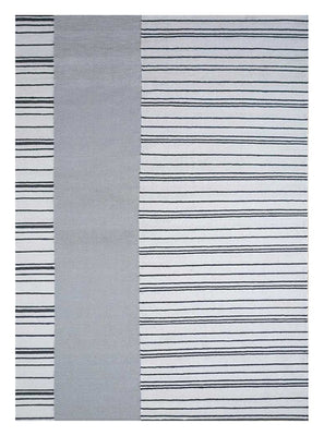 Alfombra de lana - 240 x 150 cm - gris claro