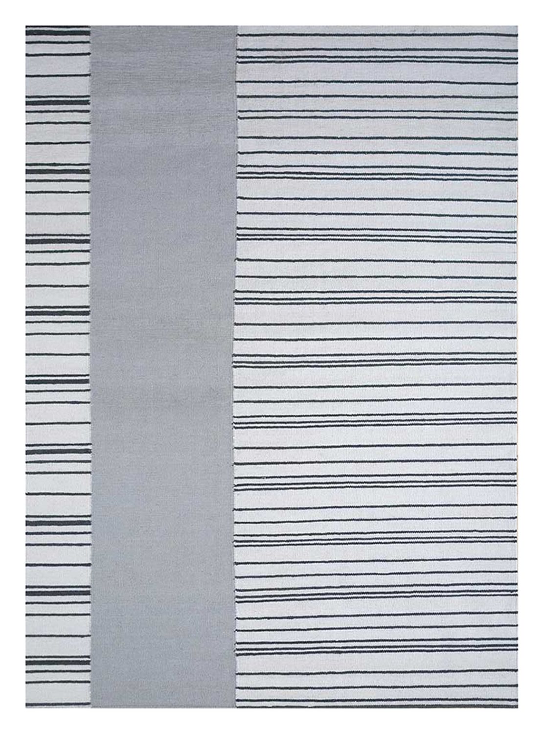 Alfombra de lana - 240 x 150 cm - gris claro