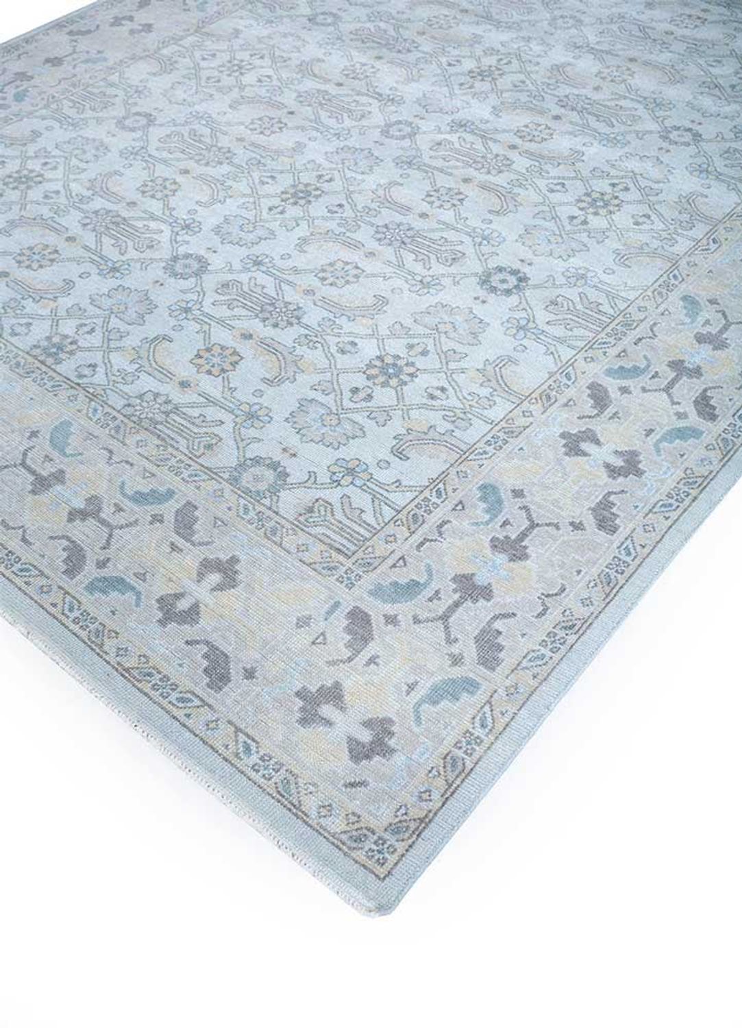Alfombra de lana - 300 x 240 cm - gris claro