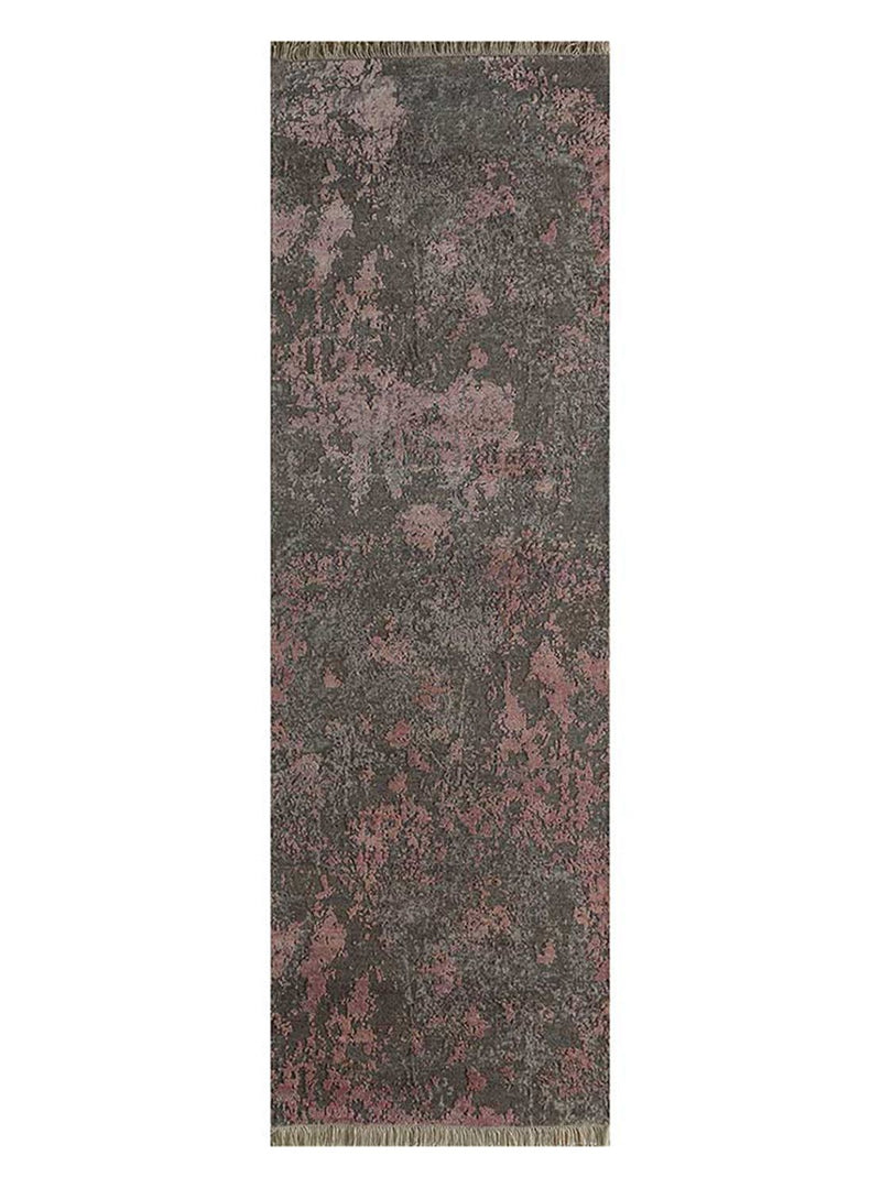 Alfombra de pasillo Alfombra de lana - 240 x 75 cm - gris