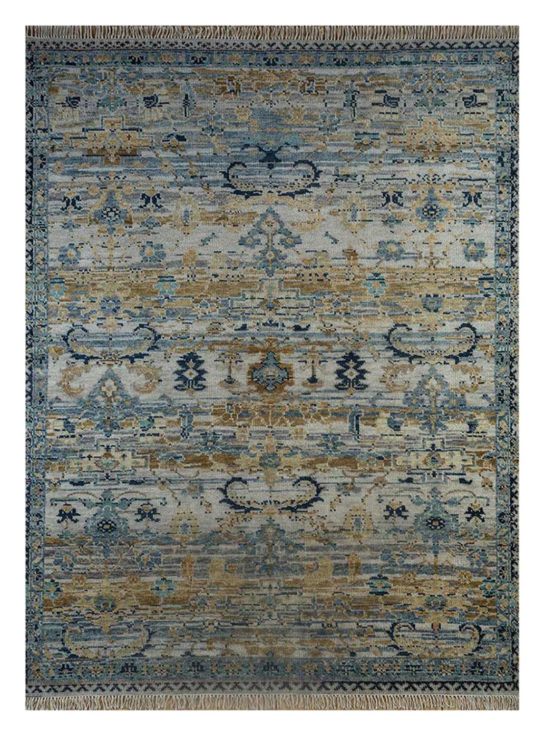 Alfombra de lana - 300 x 240 cm - azul marino