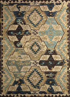 Alfombra de lana - 300 x 240 cm - multicolor