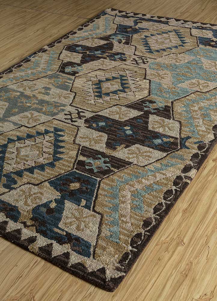 Alfombra de lana - 300 x 240 cm - multicolor