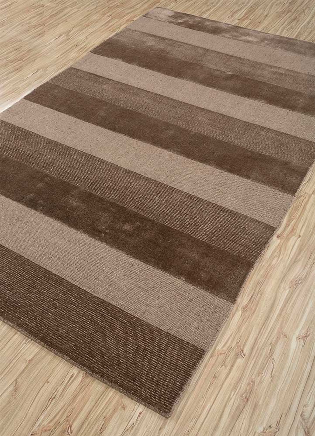 Alfombra de diseño - 180 x 120 cm - marrón