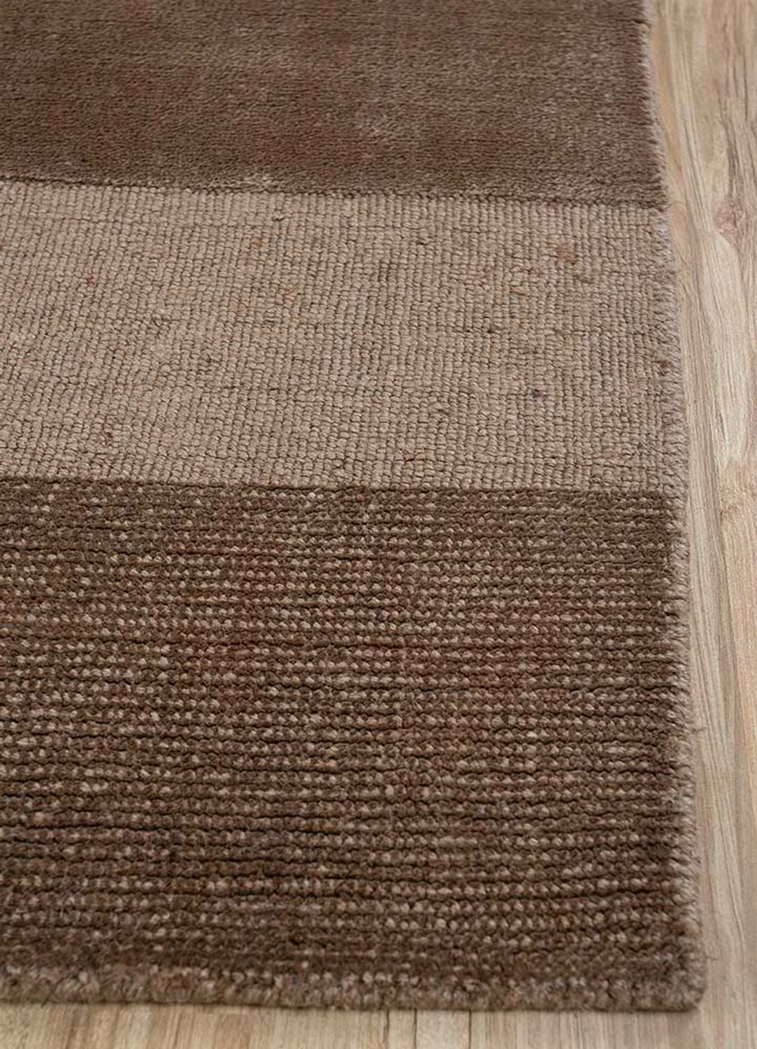 Alfombra de diseño - 180 x 120 cm - marrón