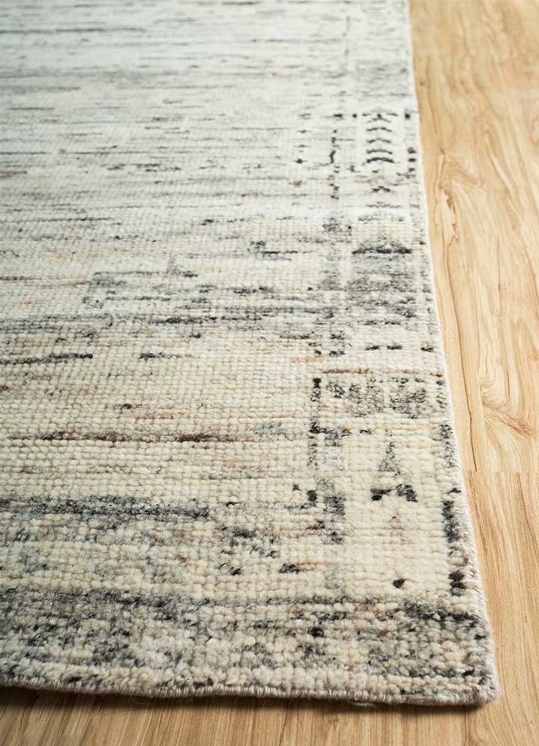 Alfombra de lana - 300 x 240 cm - crema