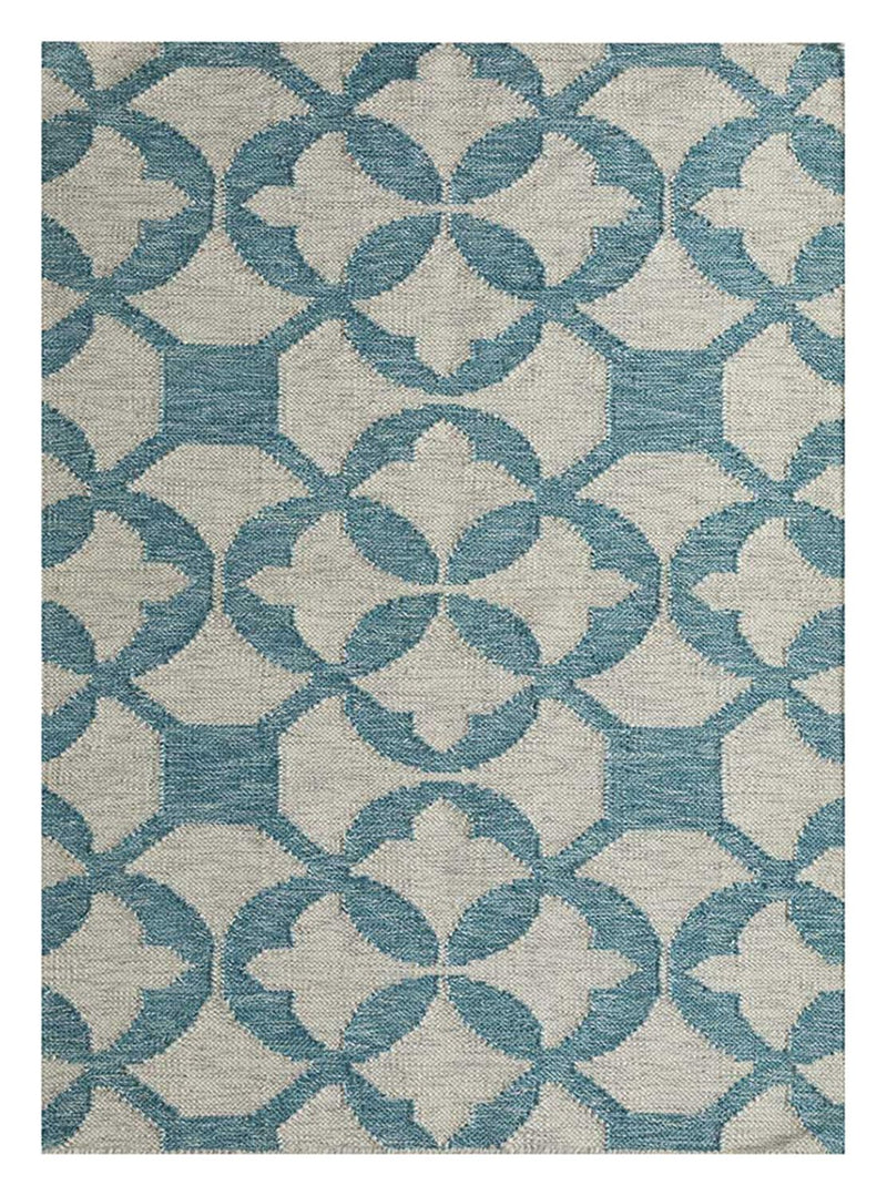 Alfombra de lana - 300 x 240 cm - turquesa