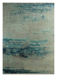 Alfombra de lana - 300 x 240 cm - azul