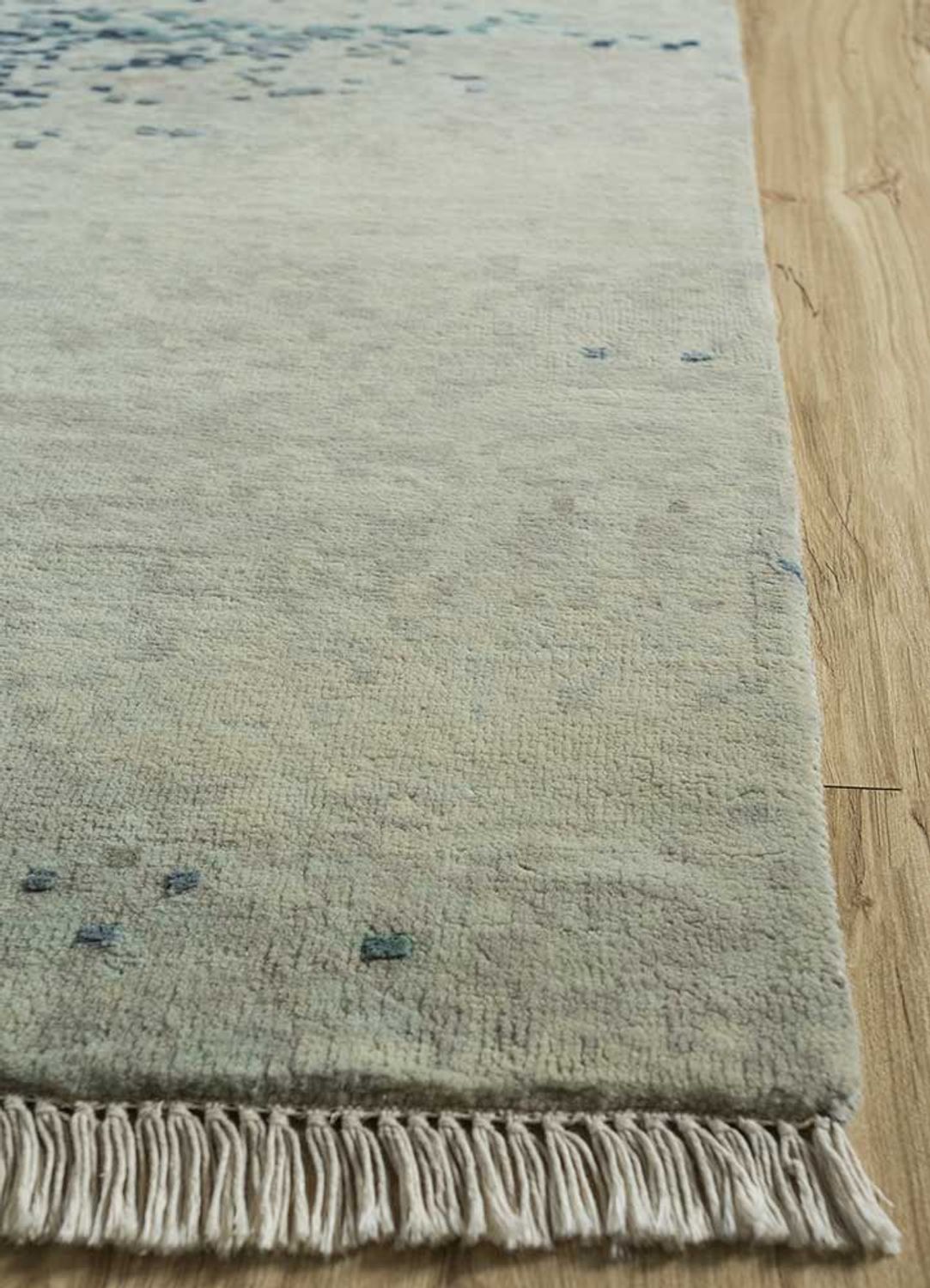 Alfombra de lana - 300 x 240 cm - azul