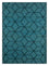 Alfombra de lana - 240 x 150 cm - azul marino