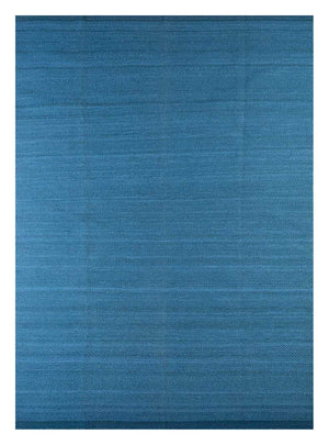 Alfombra de lana - 300 x 240 cm - azul