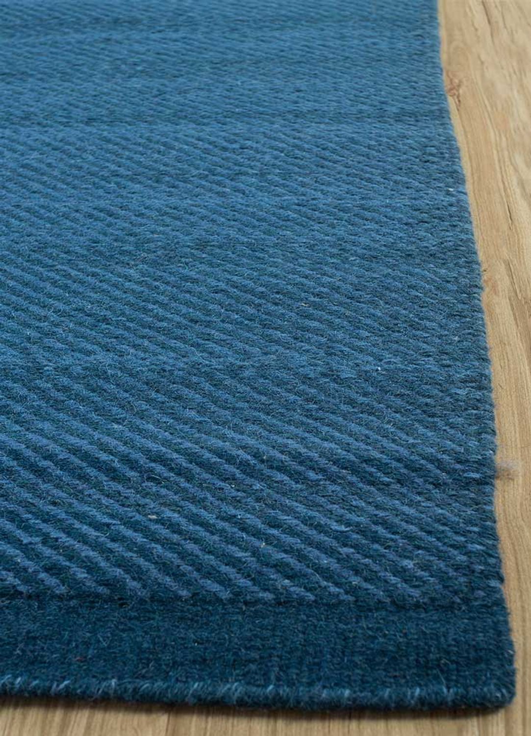 Alfombra de lana - 300 x 240 cm - azul
