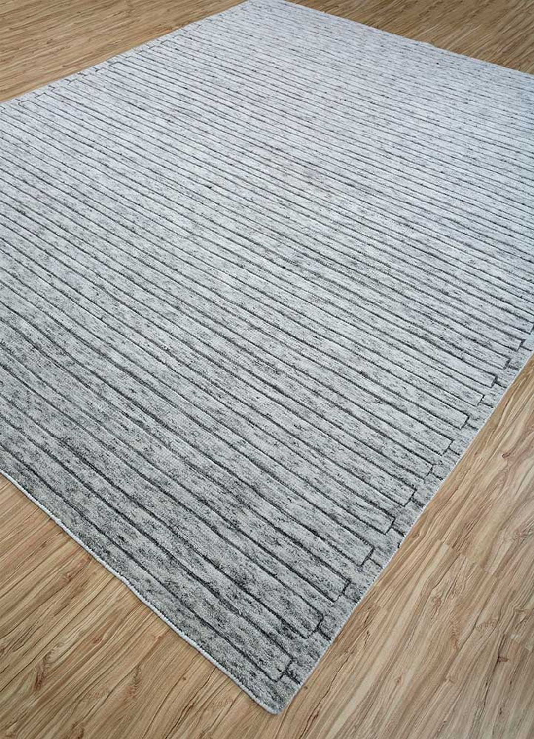 Alfombra de lana - 300 x 240 cm - gris