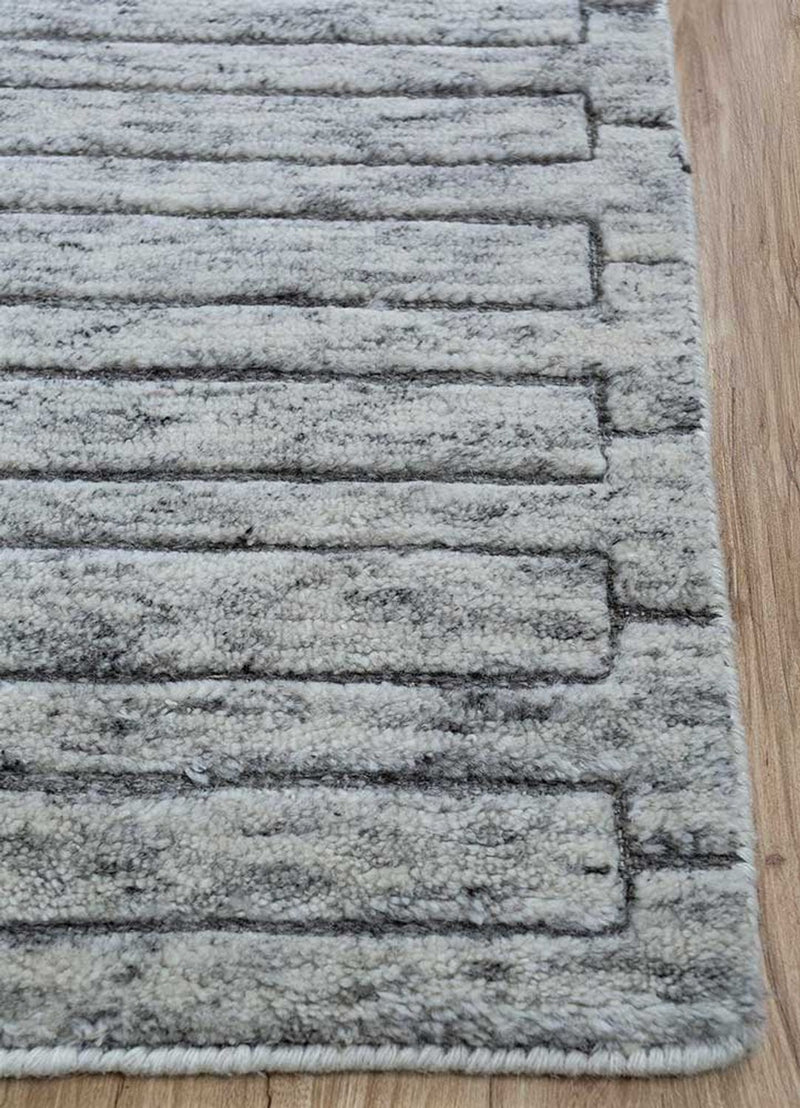 Alfombra de lana - 300 x 240 cm - gris