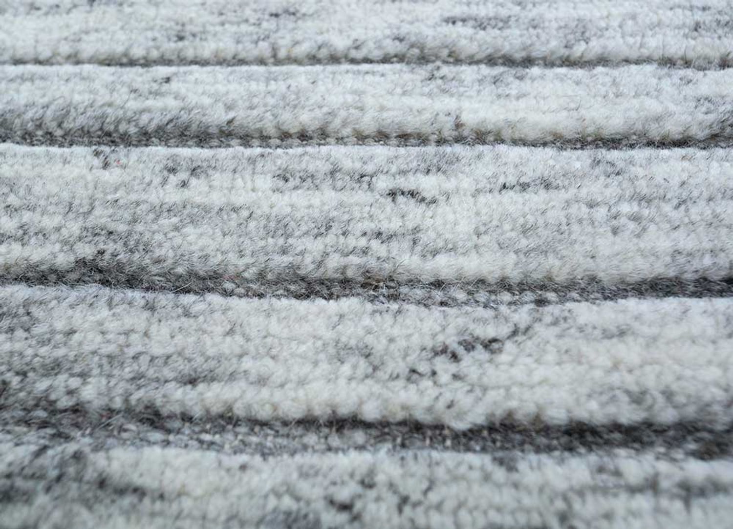 Alfombra de lana - 300 x 240 cm - gris
