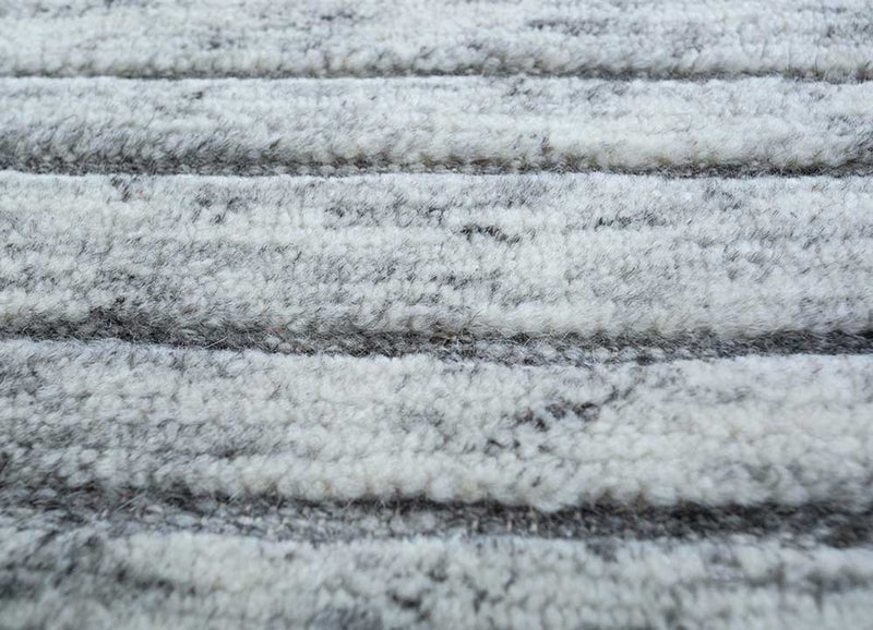 Alfombra de lana - 300 x 240 cm - gris