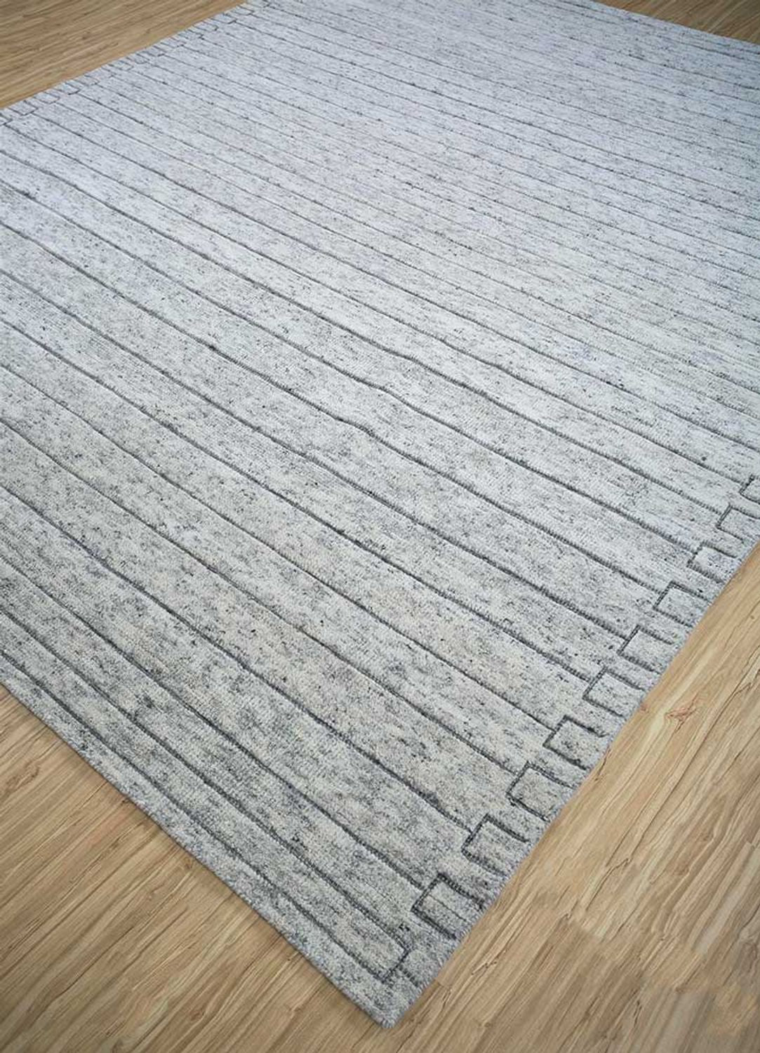 Alfombra de lana - 300 x 240 cm - gris