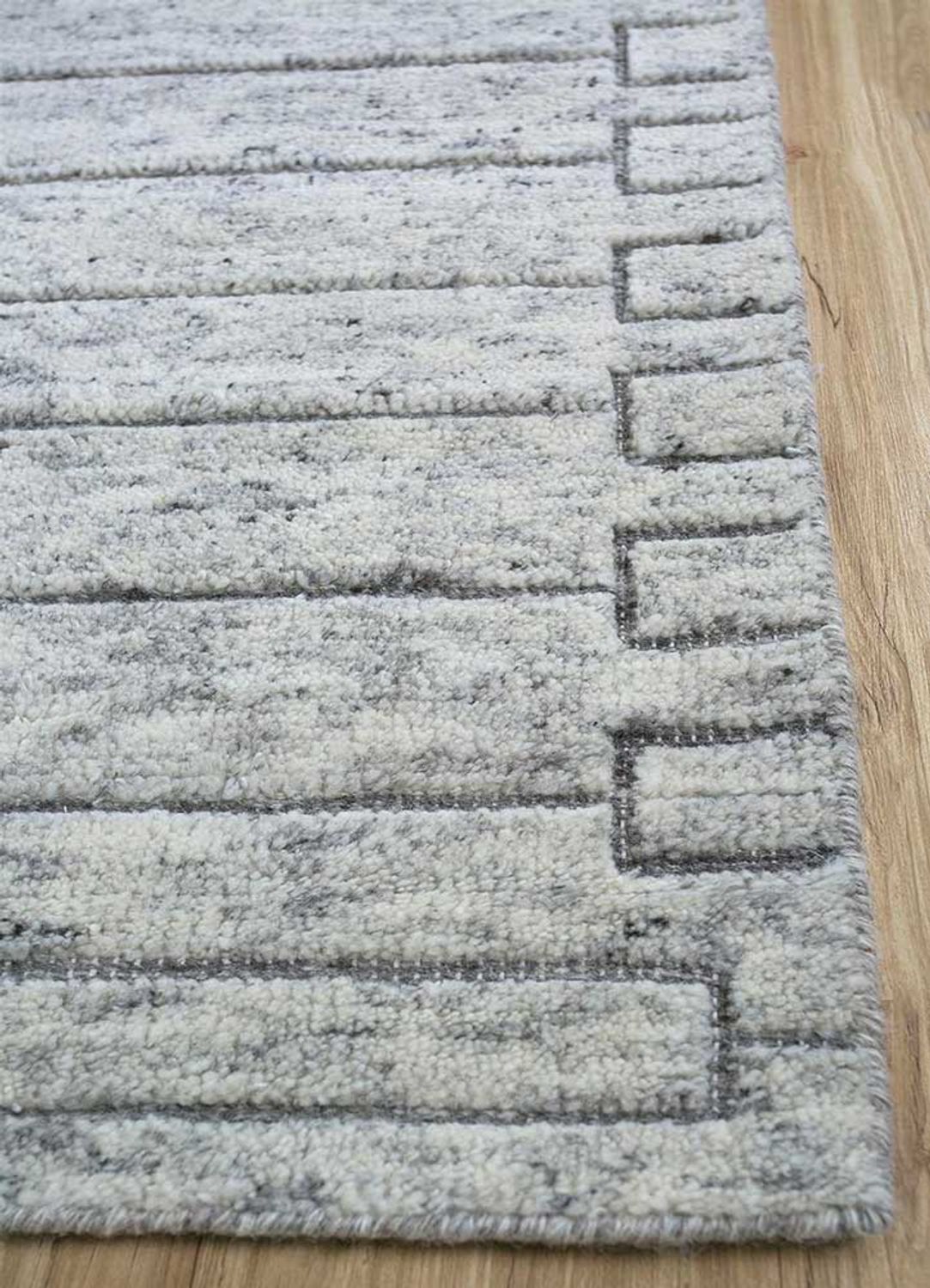 Alfombra de lana - 300 x 240 cm - gris