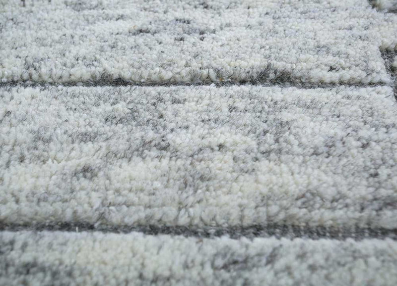 Alfombra de lana - 300 x 240 cm - gris