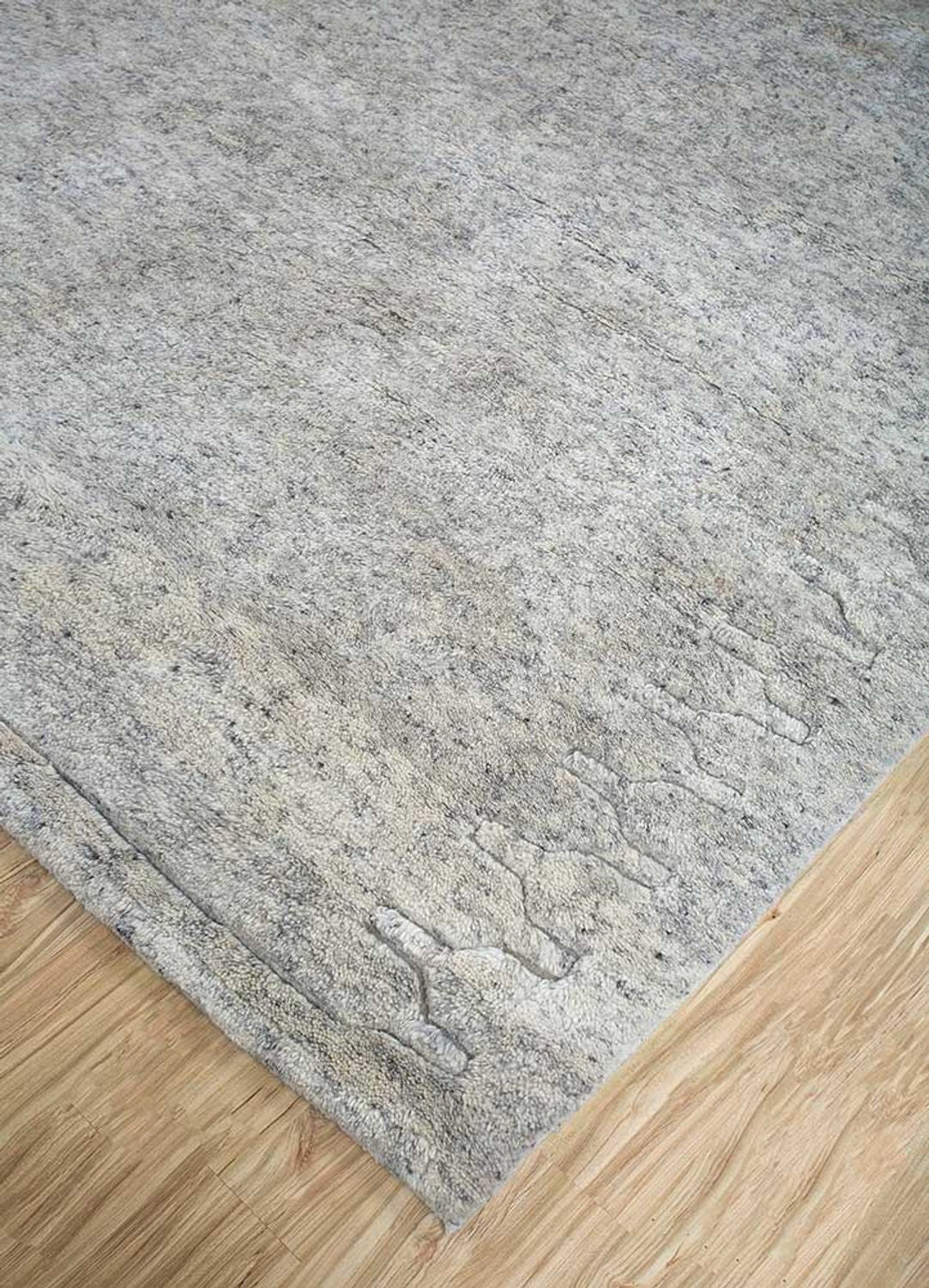 Alfombra de lana - 300 x 240 cm - gris claro
