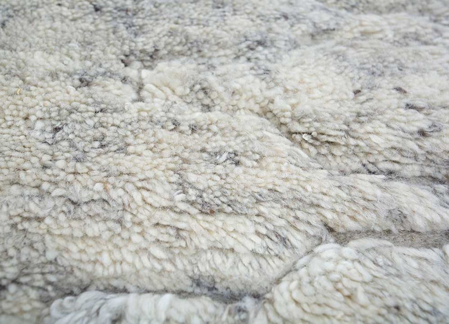 Alfombra de lana - 300 x 240 cm - gris claro