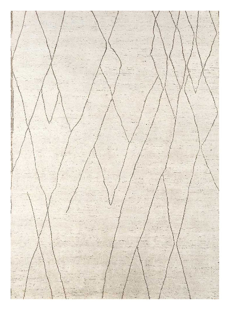 Alfombra de lana - 300 x 240 cm - blanco natural