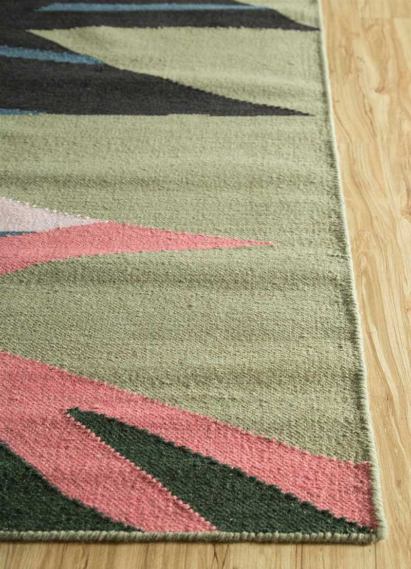 Alfombra de lana - 270 x 180 cm - multicolor