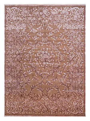 Alfombra de lana - 300 x 240 cm - rojo claro