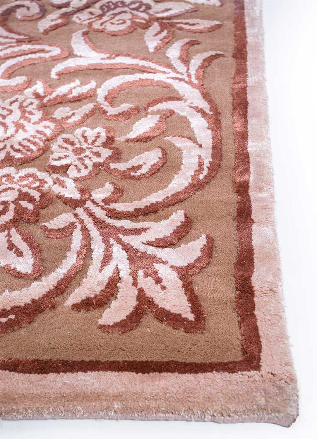 Alfombra de lana - 300 x 240 cm - rojo claro