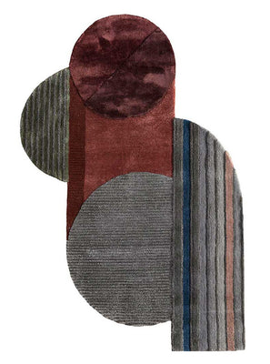 Alfombra de lana - Jolanda - forma especial