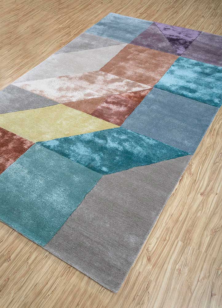 Alfombra de lana - 270 x 180 cm - multicolor