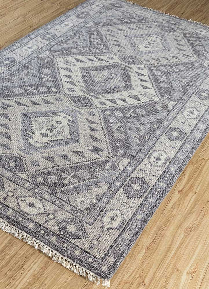 Alfombra de lana - 300 x 200 cm - gris claro