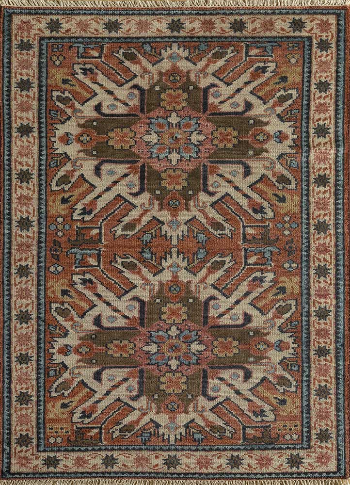 Alfombra de lana - 300 x 200 cm - naranja