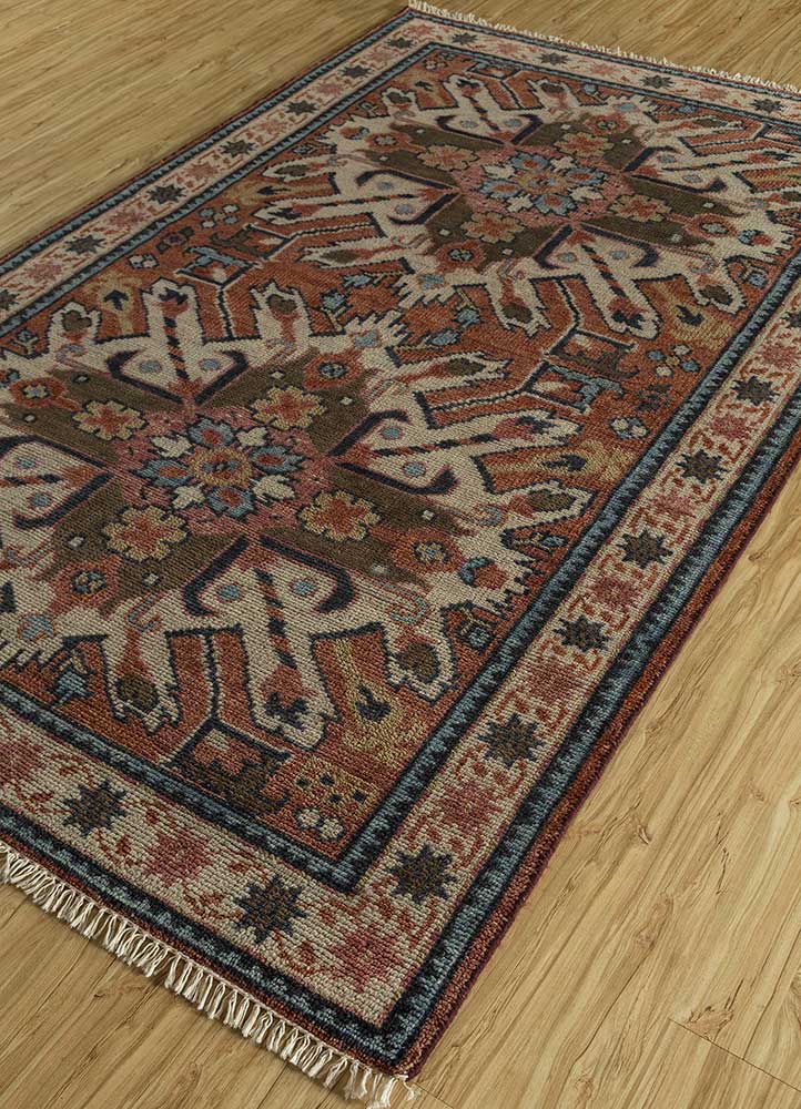 Alfombra de lana - 300 x 200 cm - naranja