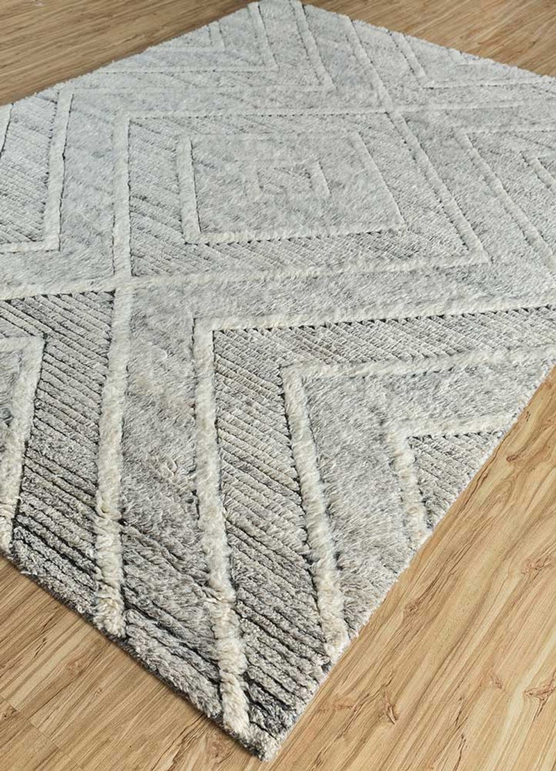 Alfombra de lana - 300 x 200 cm - crema