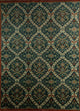 Alfombra de lana - 300 x 200 cm - verde oscuro