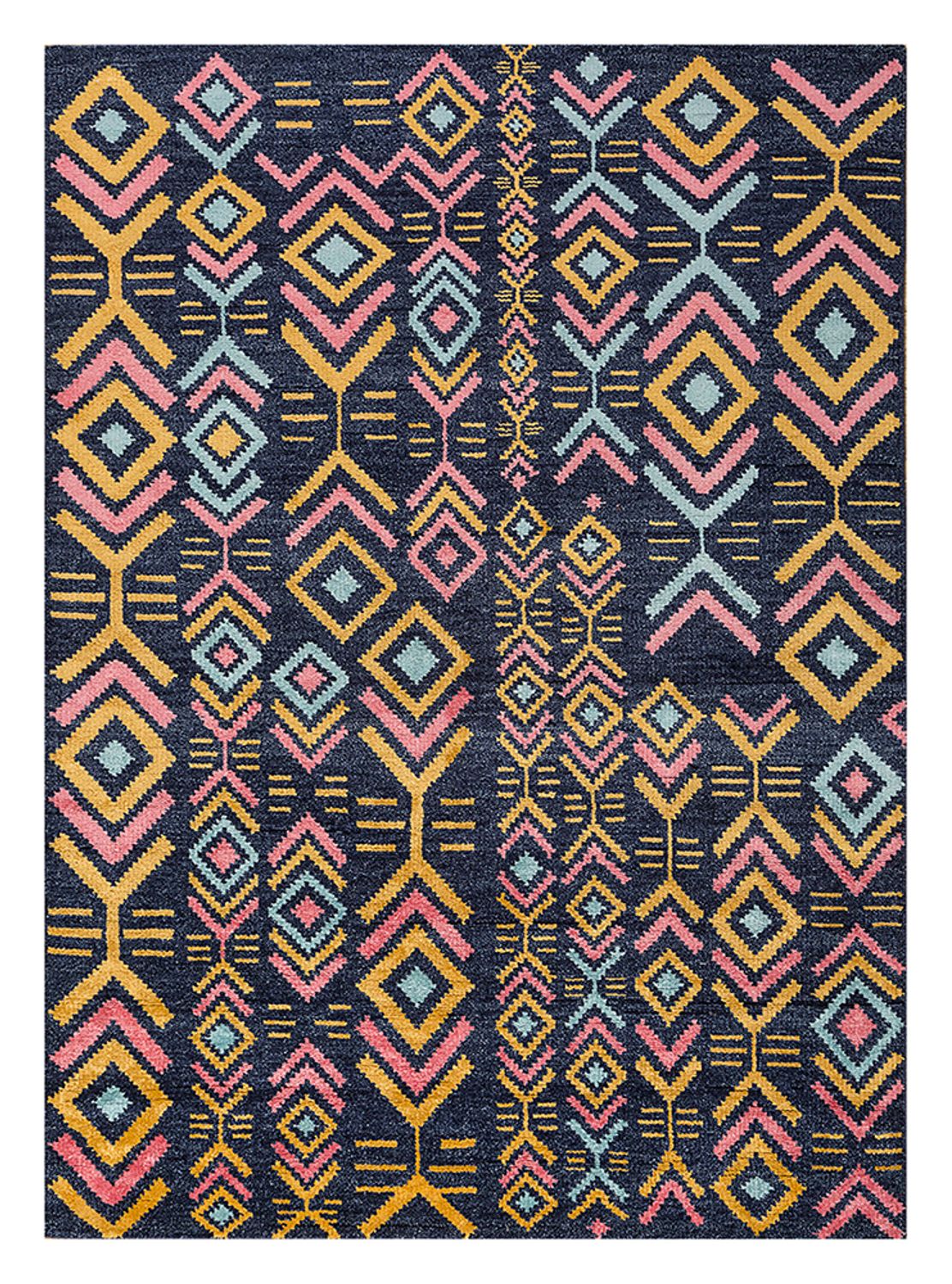 Alfombra de lana - 300 x 200 cm - azul