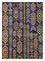 Alfombra de lana - 300 x 200 cm - azul