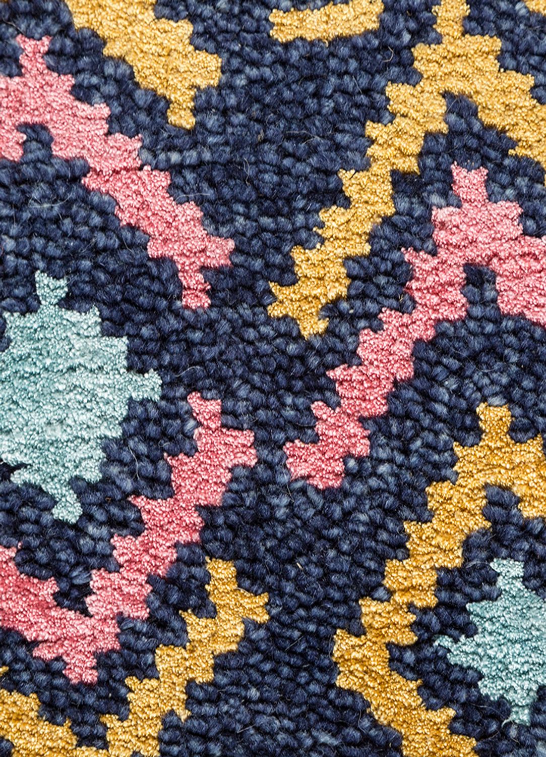 Alfombra de lana - 300 x 200 cm - azul