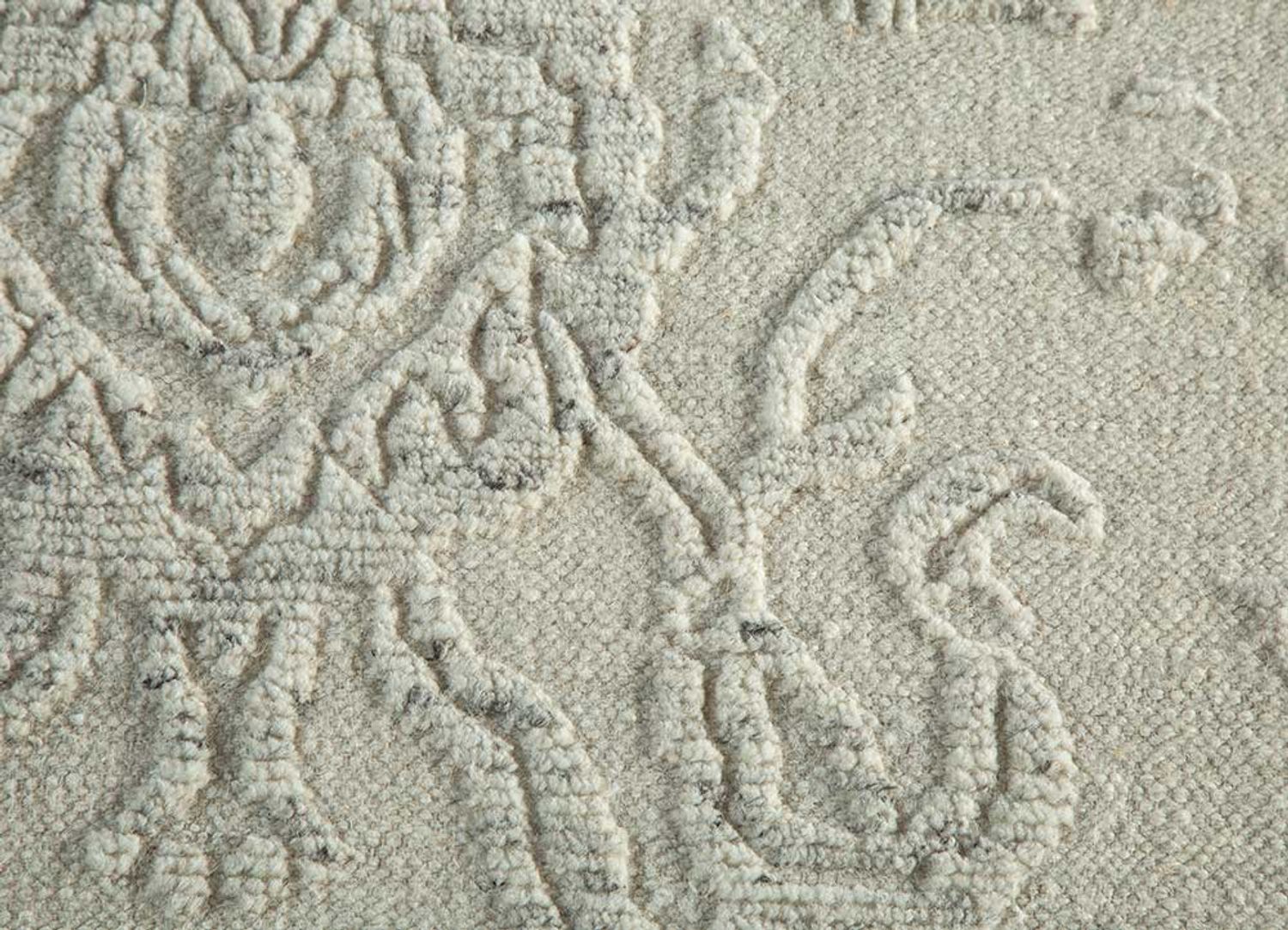 Alfombra de lana - 300 x 200 cm - crema