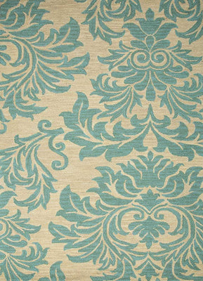 Alfombra de lana - 120 x 75 cm - multicolor