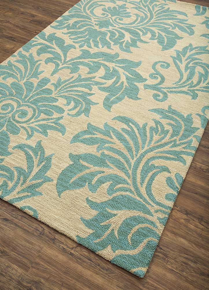 Alfombra de lana - 120 x 75 cm - multicolor