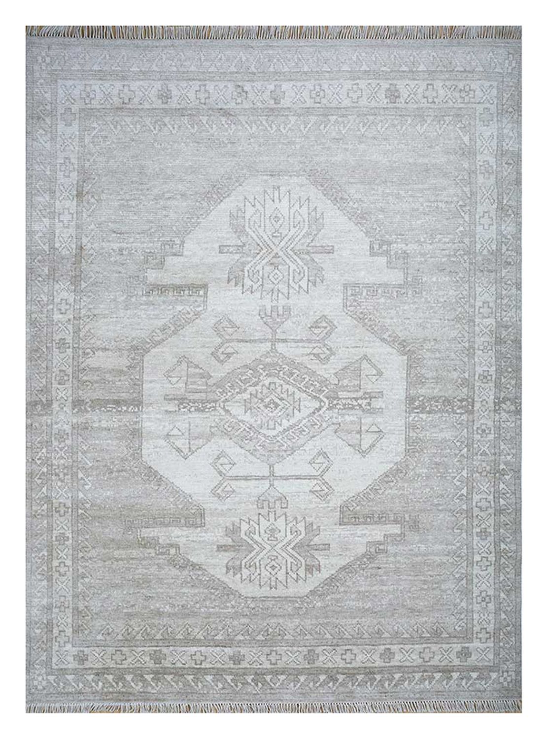 Alfombra de lana - 300 x 240 cm - gris claro