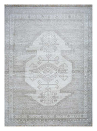 Alfombra de lana - 300 x 240 cm - gris claro