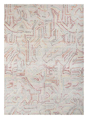 Alfombra de lana - 300 x 240 cm - azul