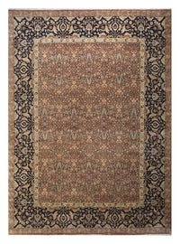 Alfombra oriental - 450 x 360 cm - marrón