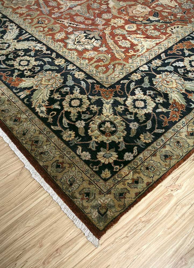 Alfombra de lana - 450 x 360 cm - naranja