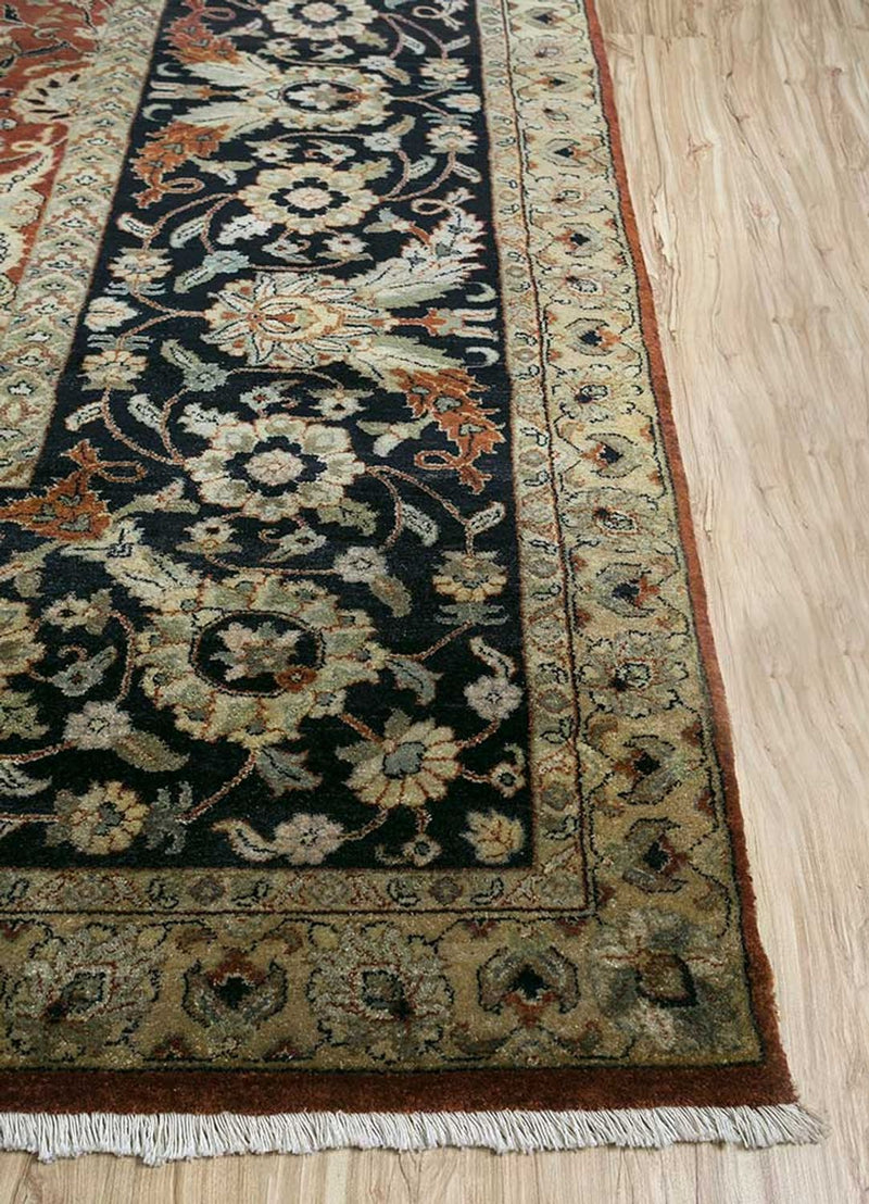 Alfombra de lana - 450 x 360 cm - naranja