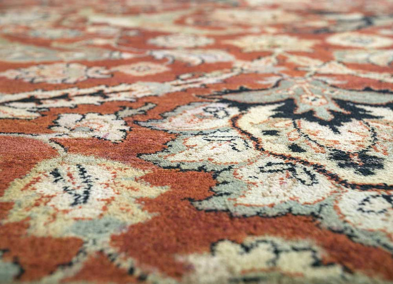 Alfombra de lana - 450 x 360 cm - naranja