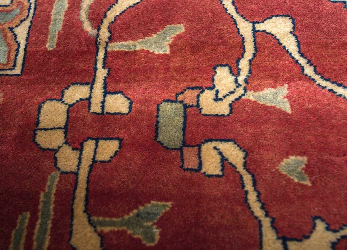 Alfombra de lana - 435 x 360 cm - azul